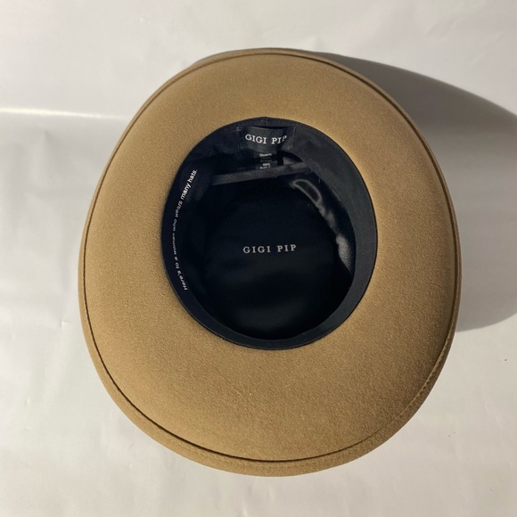 GIGI PIP Ty Upturned Brim Wool Hat Wide Brim - Picture 8 of 15